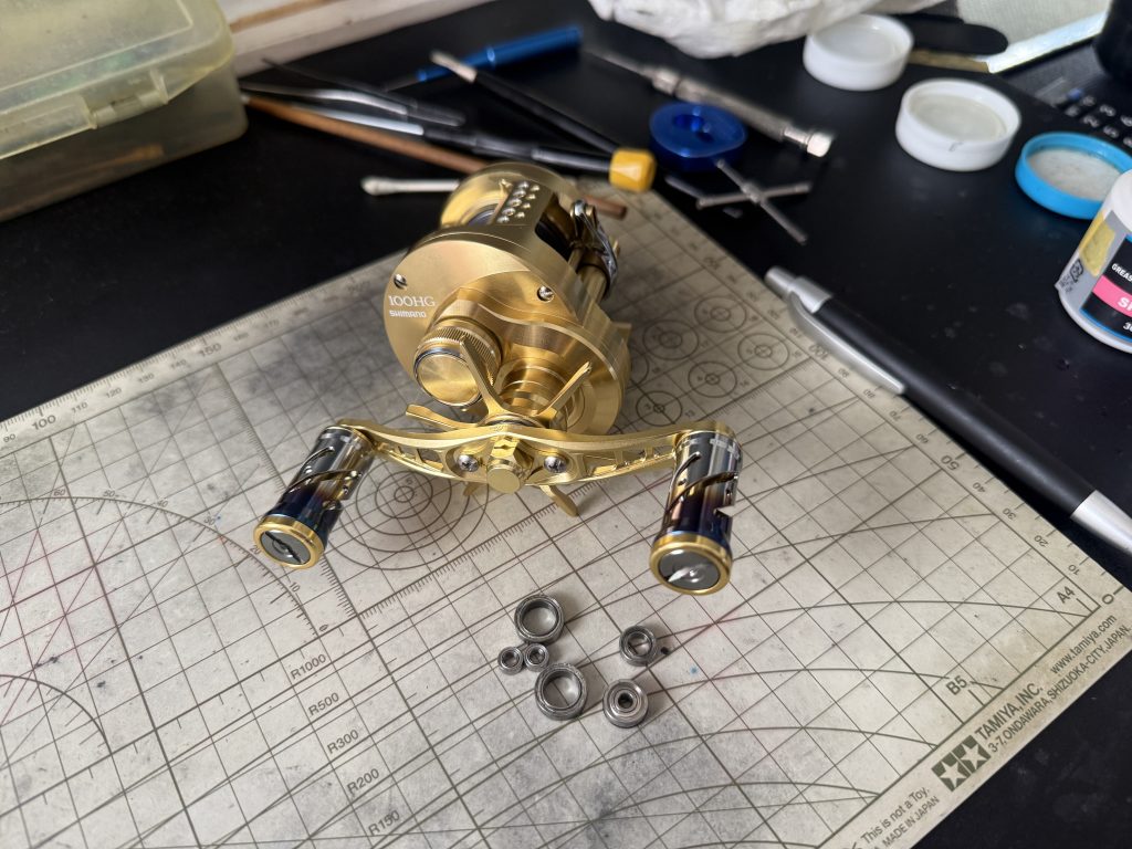 21カルカッタコンクエスト100HG オーバーホール＜ゆっくり巻いた