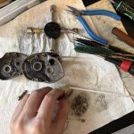 22バンタム HG 　パーツ洗浄作業　ドライブギア