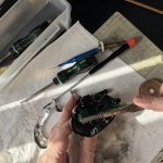 19アンタレスHG 　パーツ洗浄作業